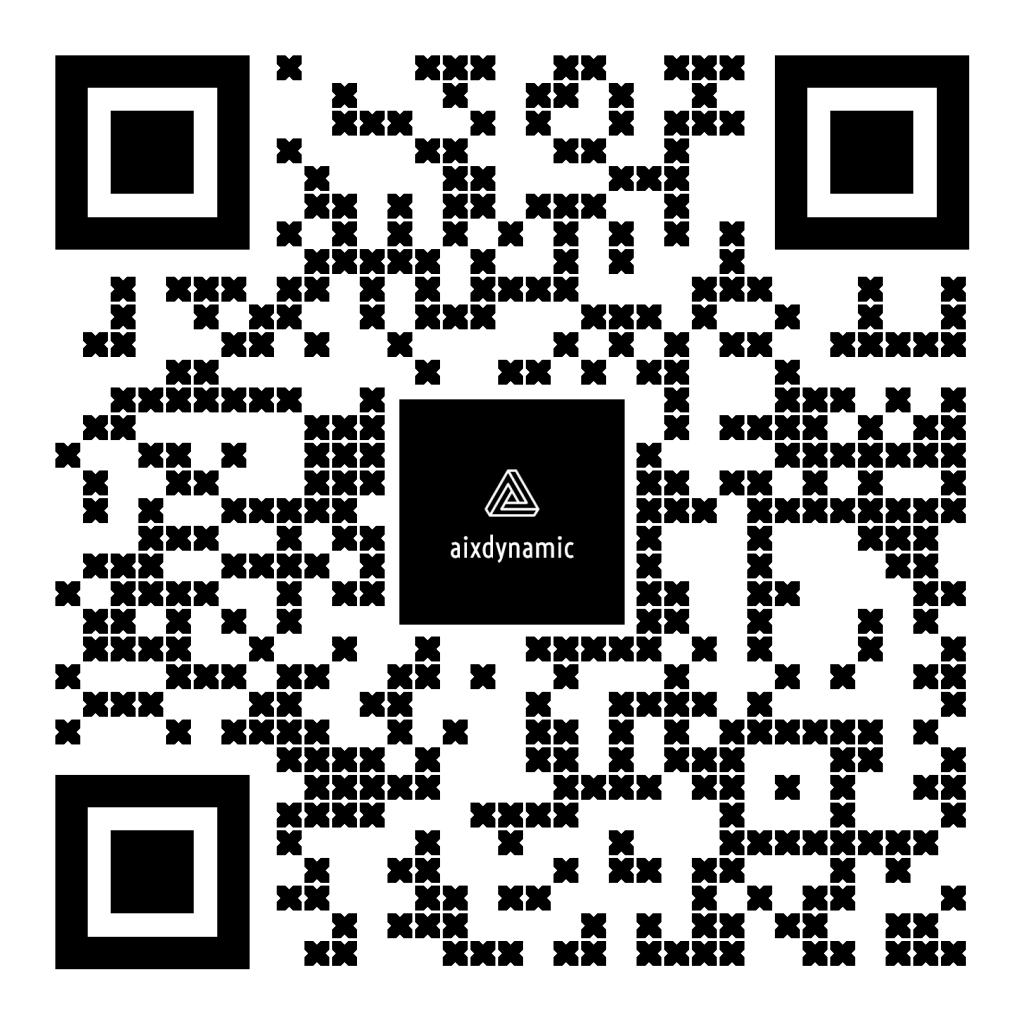 Código QR para descargar la app AIXDYNAMIC