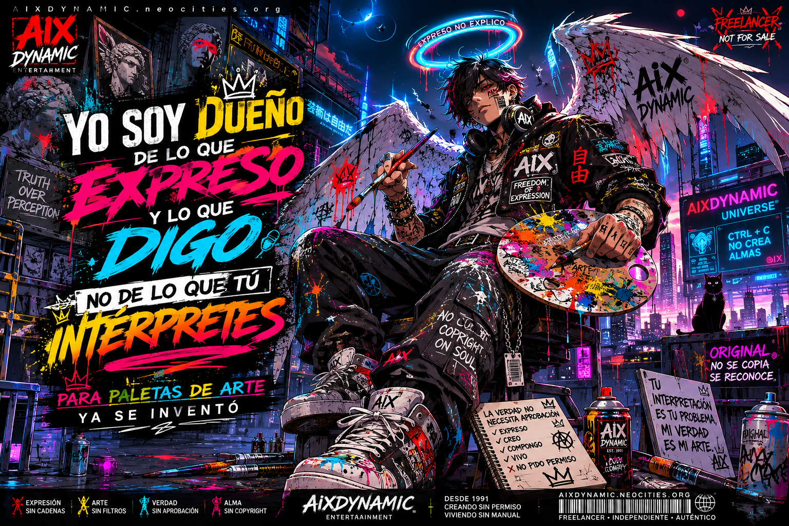 Intérpretes de Artes Moderno - Arte contemporáneo cyberpunk
