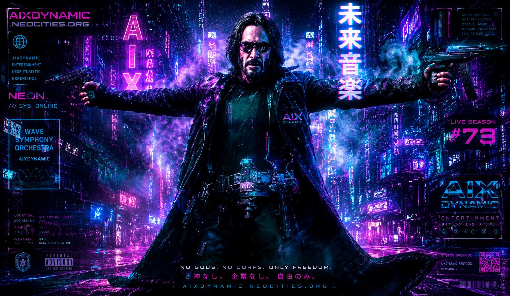 CODE ADD SOCK NEO AIXDYNAMIC - Diseño neo cyberpunk