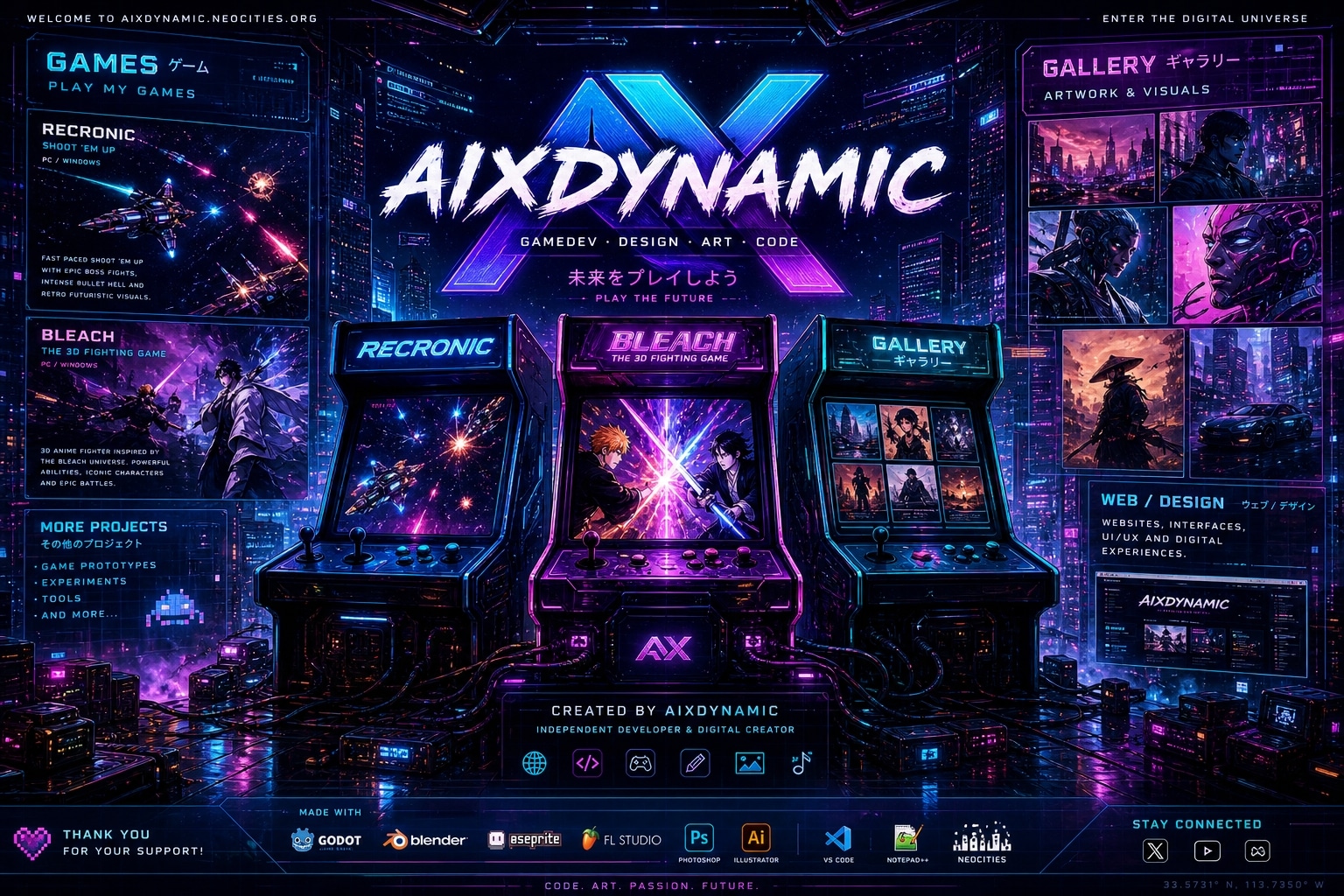 AIXDYNAMIC Games Arcade Portada